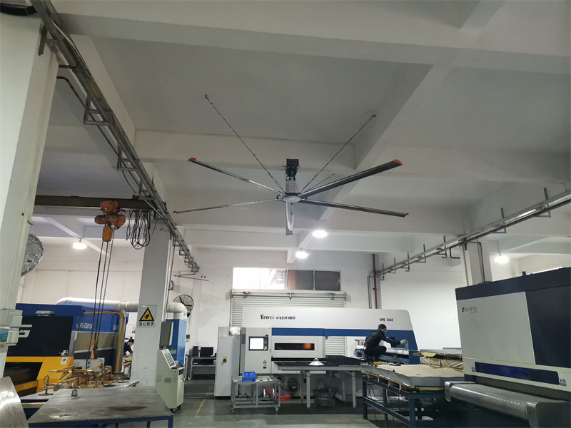 Guangzhou mechanical CNC workshop environmental air conditioning ventilation cooling case