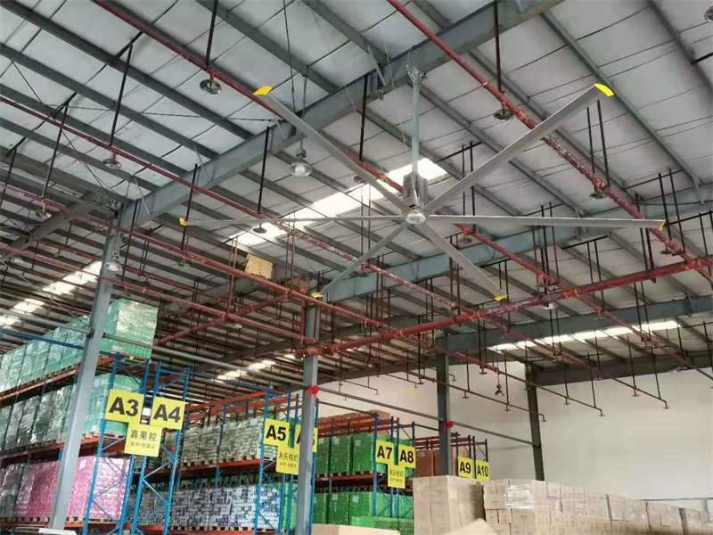 Zengcheng warehousing and logistics warehouse environmental space ventilation and cooling case