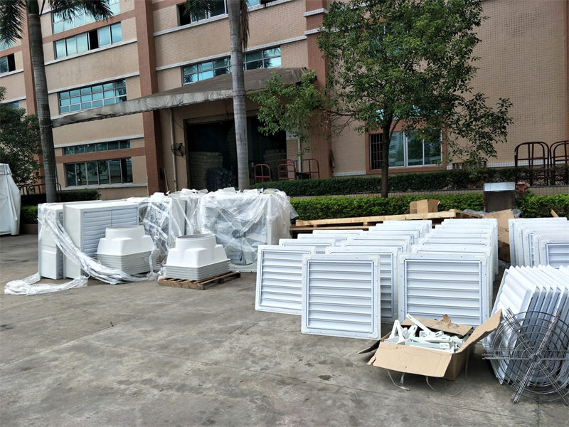 Zhongshan textile workshop environmental space ventilation cooling case