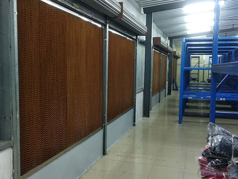 Baiyun garment textile workshop environmental space ventilation cooling case